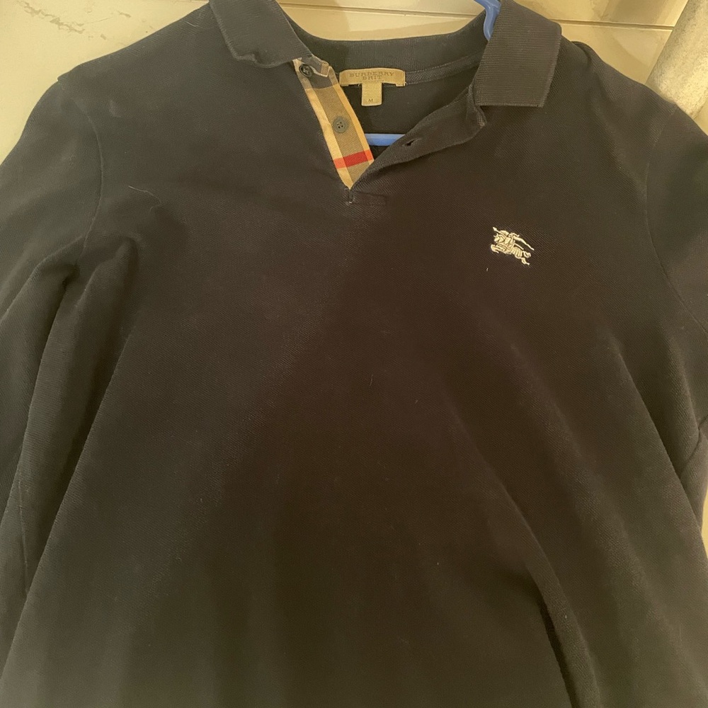 Men’s Burberry Long Sleeve Polo